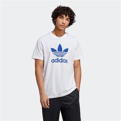 cheap adidas trefoil t shirt|More.